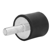 Rubber Vibration Damper With M5 x 10mm Studs Screw