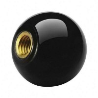 Bakelite Ball Knob with Brass Insert Thread M5 M6 M8