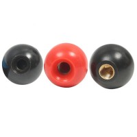 M10x1.50 Brass thread Phenolic Plastic Ball Knob